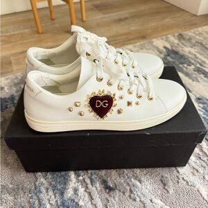Dolce and Gabbana White Original Sneakers